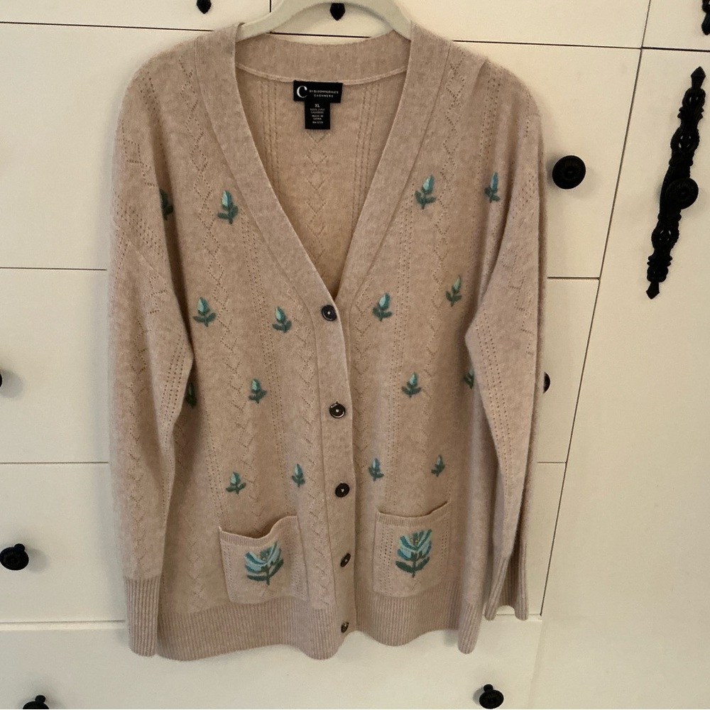 Bloomingdale's Cashmere Cardigan Sweater